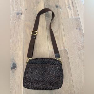 Loeffler Randall brown leather bag